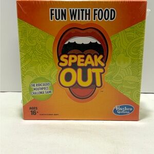 Speak Out Game  — Fun with Food New Sealed Hasbro Gaming